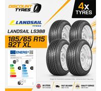 4 X 185/65R15 92T XL LANDSAIL LS388 185 65 15 1856515 NEW TYRES