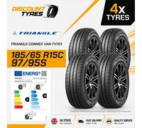 4 X 185/65R15C 97/95S TRIANGLE CONNEX VAN TV701 185 65 15 1856515 NEW TYRES