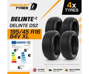 4 X 195/45R16 84V DELINTE DS2 195 45 16 1954516 NEW TYRES