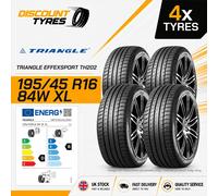 4 X 195/45R16 84W XL TRIANGLE EFFEXSPORT TH202 195 45 16 1954516 NEW TYRES