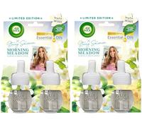 4 X 19ml Air Wick Stacey Solomon Plug in Airfreshner Refills - Morning Meadow