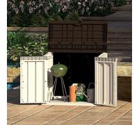 4 x 2 Forest Garden Large Plastic Garden Storage Box / Wheelie Bin Store