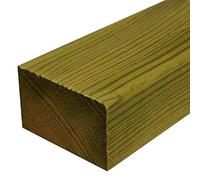 4 X 2 Timber (47 X 100MM) C16 Sawn Treated Timber 3MTR - Pack of 10