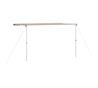 (4 x 2 x 2.15 m) vidaXL Camper & Caravan Awning 3x2x2.15 m Beige Mobile Home Trailer Awning
