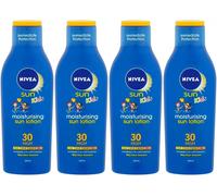 4 x 200ml NIVEA SUN Kids Protect & Care Spray SPF 30 High Lotion Water Resistant