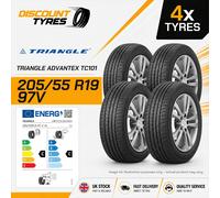 4 X 205/55R19 97V TRIANGLE ADVANTEX TC101 205 55 19 2055519 NEW TYRES