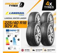 4x 225 40 18 LANDSAIL WINTER LANDER | BRAND NEW | WINTER TYRES | XL M+S 92V