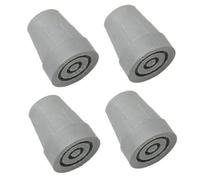 4 x 22mm Rubber Ferrules For Walking Sticks, Canes or Crutches