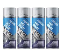 4 x 250ML Easy Grease Aerosol Spray Lubricant Can Motorbike Car