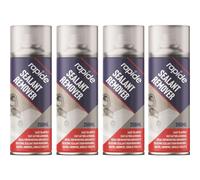 4 x 250ml Sealant Remover Silicone can Window Baths Shower Sink Toilet