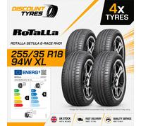4 X 255/35R18 94W XL ROTALLA SETULA E-RACE RH01 255 35 18 2553518 NEW TYRES