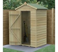 4 x 3 Forest Beckwood Apex Shed Shiplap Windowless 25yr Guarantee