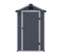 4 x 3 Single Door Apex Plastic Shed (Dark Grey) Cheshire Dark Grey One Size