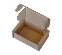 4" x 3" x 2" 102mm x 76mm x 52mm Brown Die Cut Folding Lid Postal Cardboard Boxes Small Mailing Shipping Cartons Qty 100