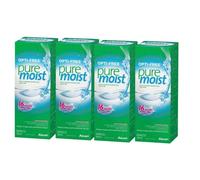 4 x 300ml OPTI-FREE PureMoist Contact Lens Solution - BULK BUY AND SAVE