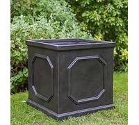 4 x 32cm Chelsea Box Planter - Flower Pot - Stonelite/Improved Fibreclay