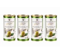 4 x 350g Manzanilla Olives with Green Jalapeno Chilli