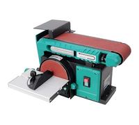 4" x 36" Belt Sander & 6" Disc Sander, Benchtop Belt and Disc Sander with Adjustable 0-90° Tilt & 0-45° Bevel Table, Sanding Machine for Woodworking, Metalworking & DIY