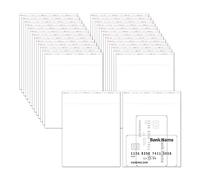 4" x 4" Self Adhesive Seal Bags 300pcs Clear Self Sealing Cellophane Bags Plastic Cello Bag 50µm for Jewelry Earrings Candies Bakery Candle Soap Cookie(8 Sizes for Choosing)