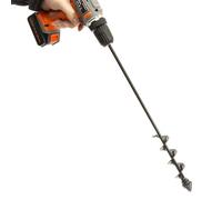4 x 45cm Auger Post Hole Digger Planting Earth Garden Auger Metal Spiral Drill Bit Bulb Planter (3 Sizes 4x45cm / 8x30cm / 8x45cm)