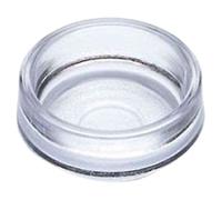 4 x 45mm Clear Medium Castor Cups