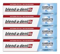 4 x 47g blend-a-dent Super Adhesive Cream Extra Strong Original - Complete