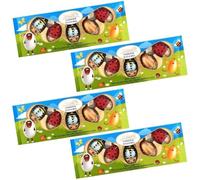 4 x 5 Bugs & Bees Lindt Milk Chocolate Easter Fun 50g