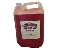4 x 5 litre CHERRY FLAVOUR Slush Syrup, 4 Gallon Bottles, CHERRY FLAVOUR
