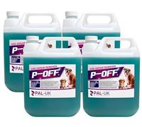 4 x 5 Litre P-OFF Dog Urine Neutraliser - Fresh Grass | Enzymatic Pet Odour Eliminator for Dog Urine | Safe for Pets and Children
