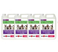 4 x 5 LITRES - *CHERRY FRAGRANCE* PET / KENNEL DISINFECTANT & DEODORISER
