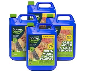4 x 5 Litres Jarder Spray & Leave Ready to Use Patio Cleaner - Removes Green Mould and Algae. No Mixing Required - Covers 160 Square Metres.