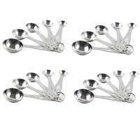 4 x 5 PC Measuring Spoon Stainless Steel Ruler Coffee Spoons Backmessen