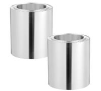 4'' X 50' Aluminum Flashing Roll Metal Roof Flashing for Garden Aluminum Roofing Panels Strips for Stains Prevention, Sealing Windows Doors