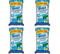 4 x 50 wipes Household Antibacterial Wipes 200 Large Disinfectant Duzzit wipes