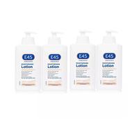 (4 x 500ml) E45 500ml Moisturising Lotion Dry & Sensitive Skin
