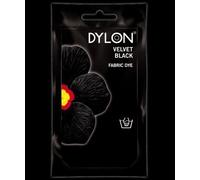 4 X 50g (gram) DYLON FABRIC DYE SACHETS FOR HAND USE - IDEAL FOR DYEING SMALL ITEMS SUCH AS SOCKS, VESTS, SHORTS ETC - A VARIETY OF COLOURS/SHADES AVAILABLE INCLUDING BLACK, BLUE, GREEN, PINK, YELLOW, ORANGE, BROWN, PURPLE, RED, NAVY AND GREY (VELVET BLACK 12)