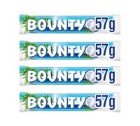 4 x 57g Bounty Coconut & Milk Chocolate Snack Bar