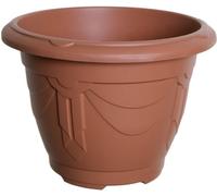 4 x 58cm Round Venetian Plant Pot Terracotta Planter Outdoor Indoor Decorative