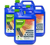 4 X 5L Jarder Spray & Leave Patio Cleaner - Green Mould And Algae Remover
