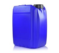 4 x 5L JERRY CAN - UN Approved Stackable Bottle Container + 51mm Tamper Evident Cap | Perfect for Storage of Fuel Oil Petrol Water Liquids BLUE