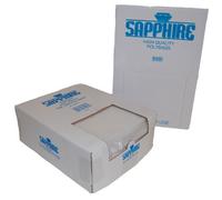 4" x 6" 200g Medium Density Sapphire Polythene Poly Plastic Food Storage Bags Plain Clear Qty 1000