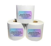 4 X 6 Direct Thermal Printer Labels 3 Rolls 100mm x 150mm 1500 White Extra Strong Adhesive Shipping Labels Rolls Compatible for Zebra, MUNBYN Printers to use on Ebay, Amazon, Tiktok,Royal Mail Label