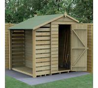4LIFE 4×6 Apex Shed with Lean To - 0 / No Installation