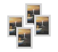 Widdop iFrame Set of 4 White 4 x 6 Photo Frames