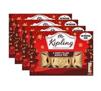 4 x 6 Mr Kipling Deep Filled Mince Pies Pastry