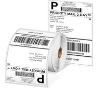 4" x 6" Thermal Shipping Labels Roll, 500 Direct Thermal Self Adhesive Address & Barcode Labels, Compatible with Rollo Zebra MUNBYN Jadens Brother Phomemo iDPRT Amazon Royal Mail UPS FedEx