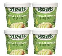 4 x 60g Scottish Apple Cinnamon Porridge Wholesome & Hearty Food Healthy Quick Snack