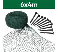 (4 x 6m) Pisces Pond Protection Netting with Pegs Cover Net Garden Mesh Protective for Plants Anti-Bird Heron Deterrent Fish Pool Debris