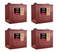 4 x 6V 240Ah Multi Purpose, Flooded Deep-Cycle Batteries, Trojan T125