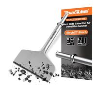 4" x 7.5" Air Hammer Chisel Pneumatic Chisel 0.401 Inch Shank Tile for Thinset Removal, Thinset Scaling, Tile Removal, Pneumatic Chisel